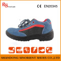 Sapatos de segurança elétrica com couro de boa qualidade RS721